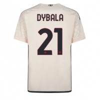 AS Roma Paulo Dybala #21 Fotballklær Bortedrakt 2023-24 Kortermet